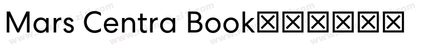 Mars Centra Book字体转换